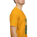 Unisex Heavy Cotton Tee - Poly Art - Rosehip Plant