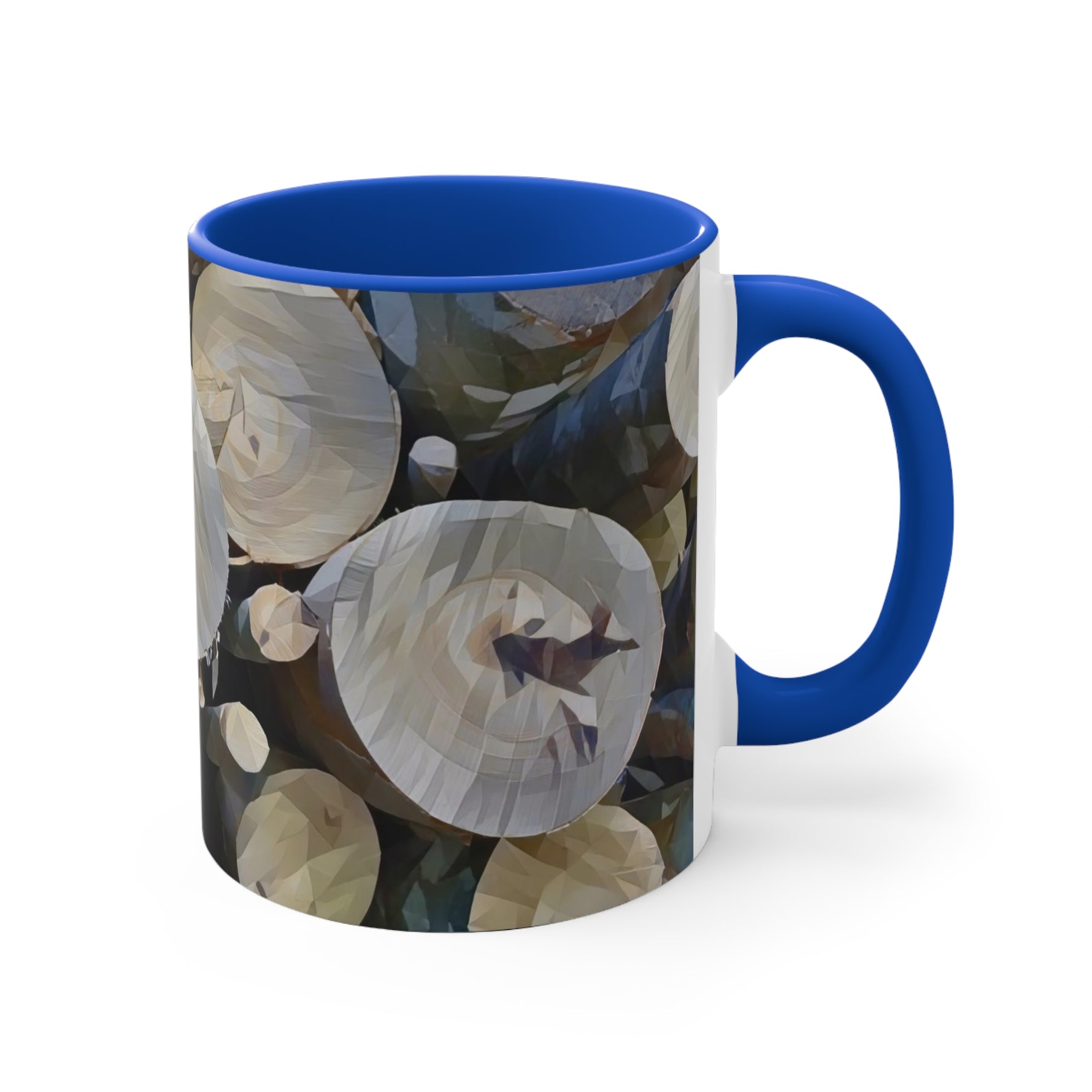 Mug 11oz - Poly Art - Wooden Trunks (Variant 2)