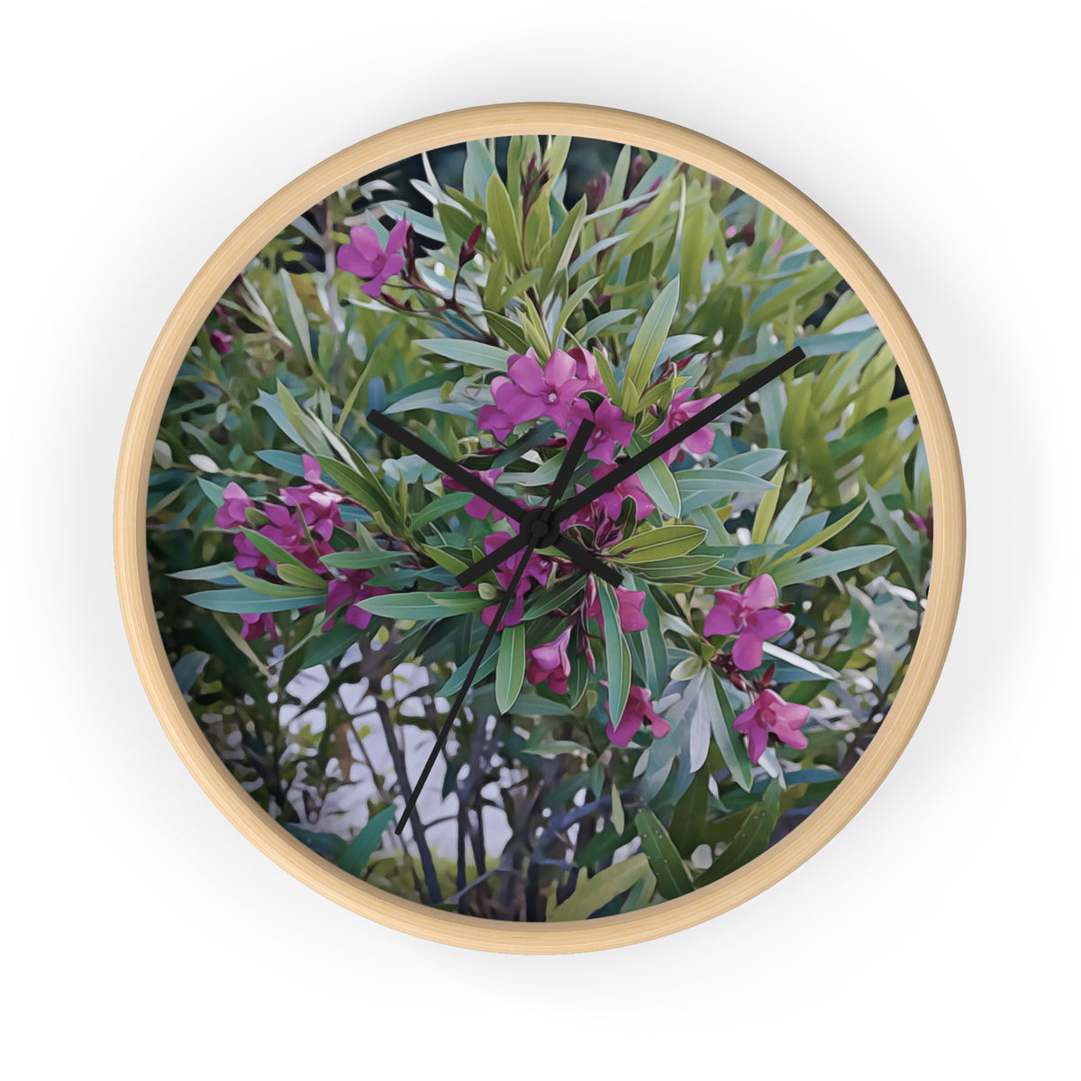 Wall Clock - Flower of Oleander