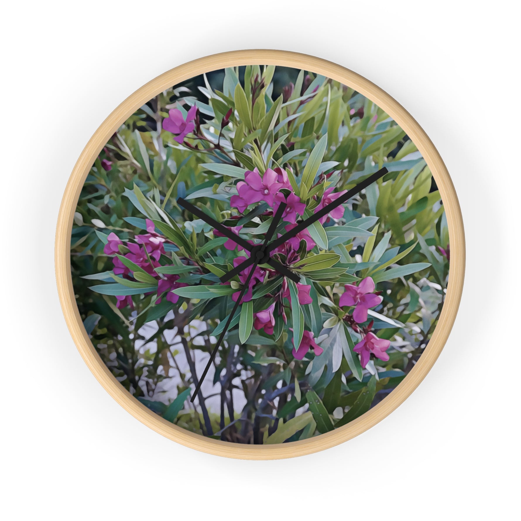 Wall Clock - Flower of Oleander
