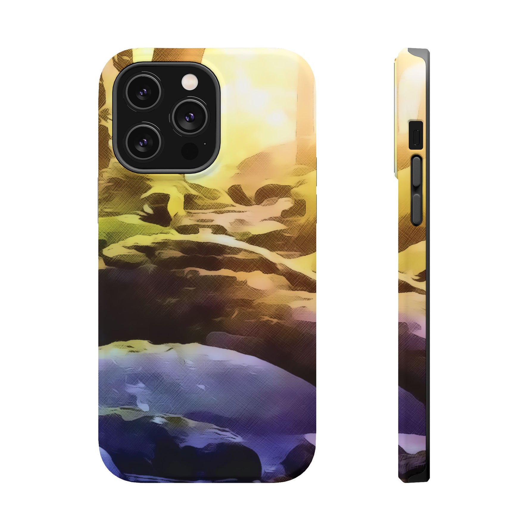 Magnetic Tough Phone Case - Golden Reflections (Variant 2)