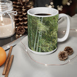 Ceramic White Cup 15oz - Bamboo (Variant 1)