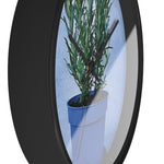 Wall Clock - Rosemary Plant