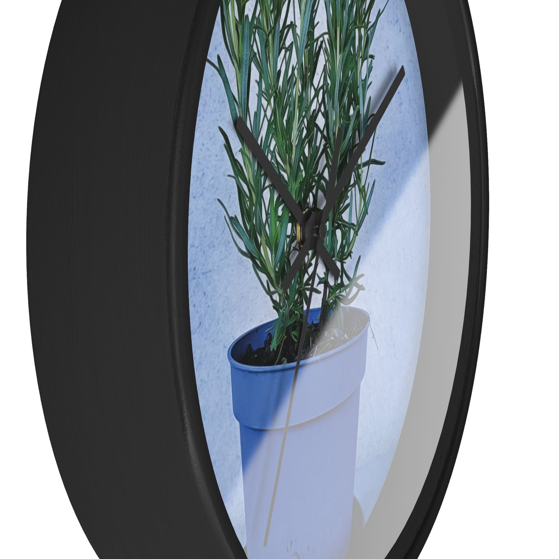 Wall Clock - Rosemary Plant