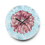 Acrylic Wall Clock - Poly Art - Flower of Dahlia (Variant 2)