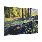 Stretched Matte Canvas - Poly Art - Forest (Variant 11)