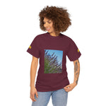 Unisex Heavy Cotton Tee - Flower of Lavender with Bombus