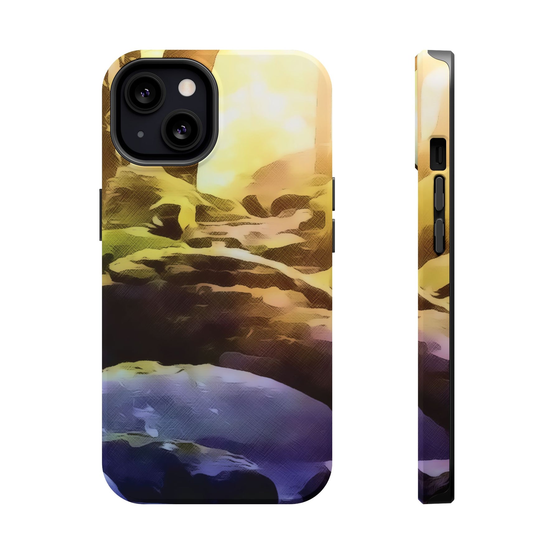 Magnetic Tough Phone Case - Golden Reflections (Variant 2)