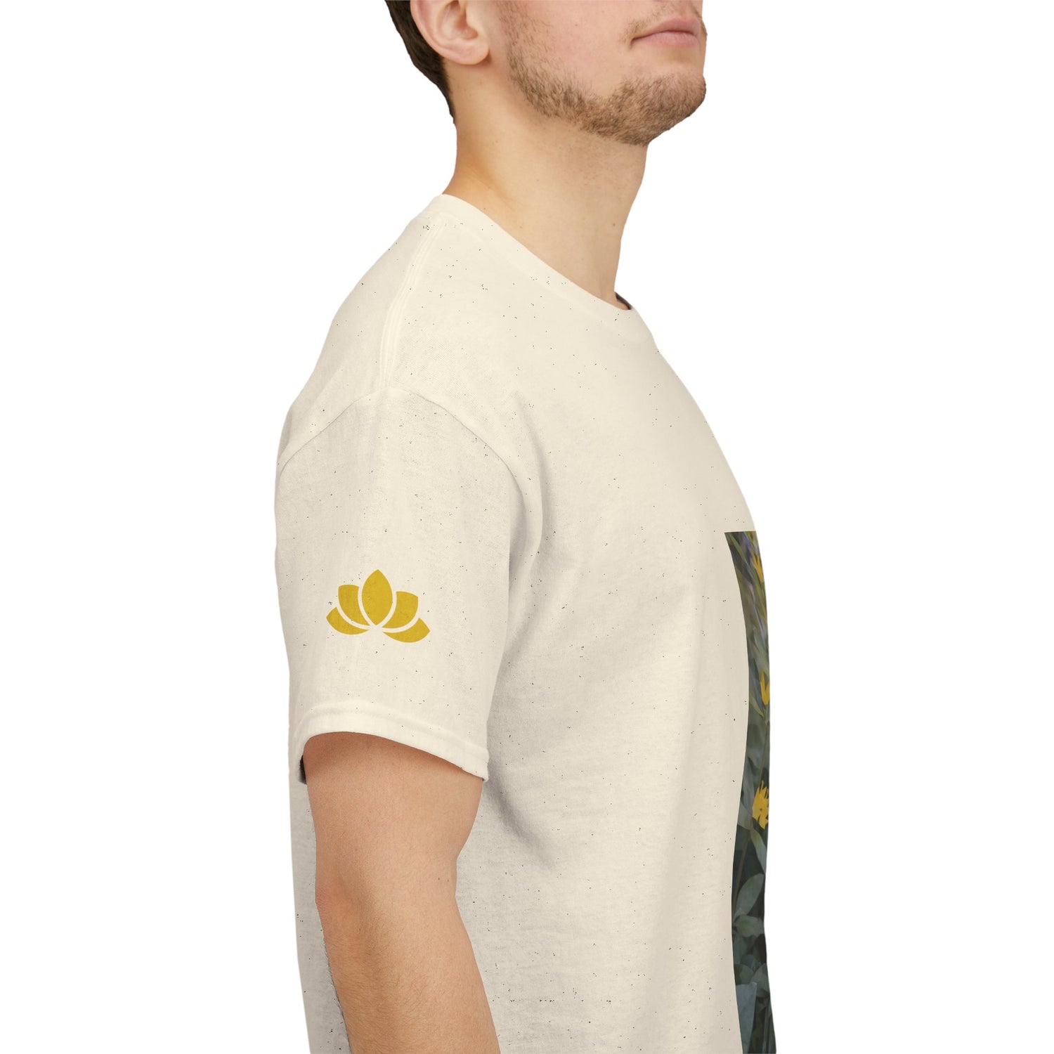 Unisex Heavy Cotton Tee - Poly Art - Flower of Lysimachia