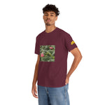 Unisex Heavy Cotton Tee - Poly Art - Flower of Lotus (Variant 3)