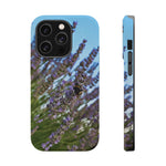 Magnetic Tough Phone Case - Flower of Lavender with Bombus