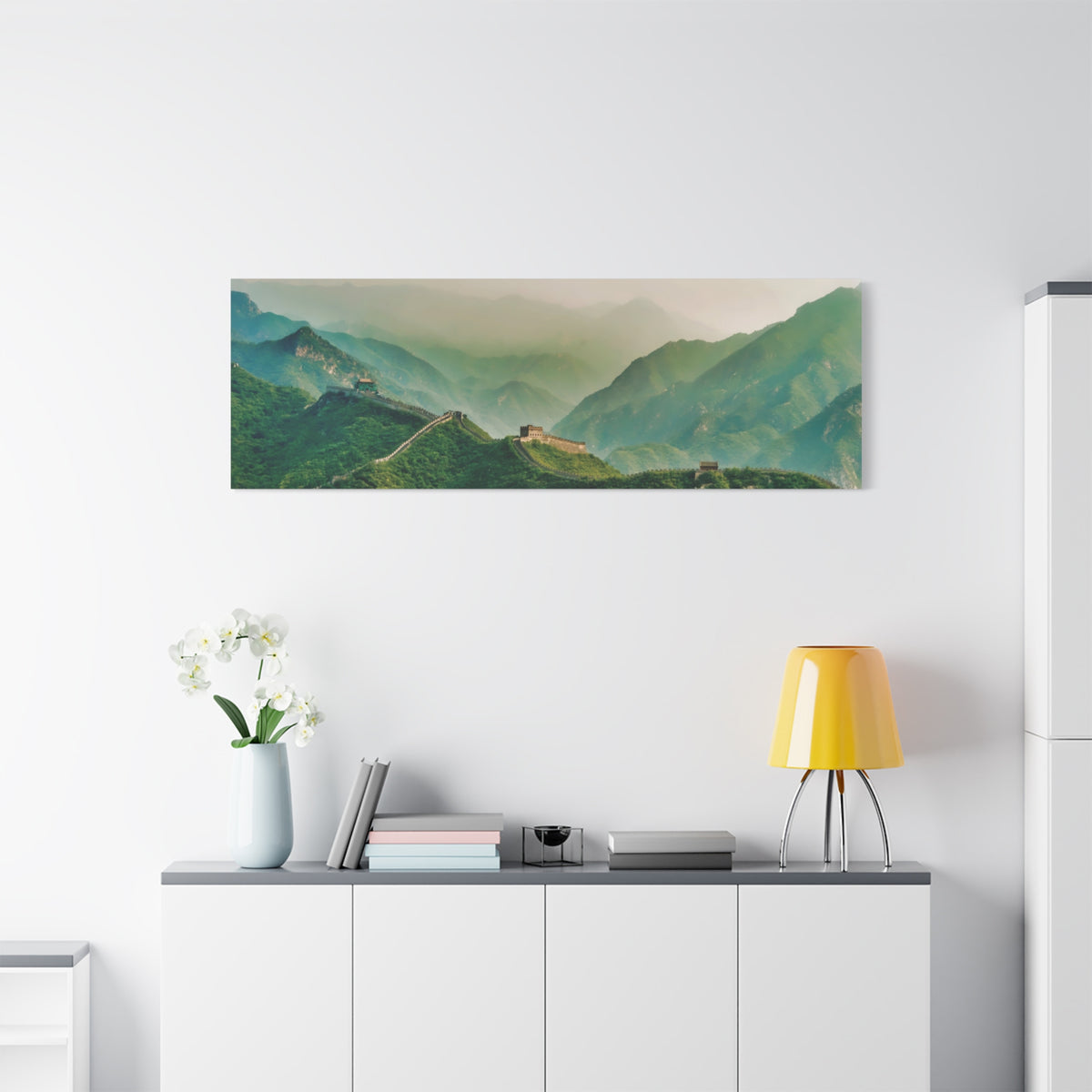 Stretched Matte Canvas - China's Great Wall (Color variant)