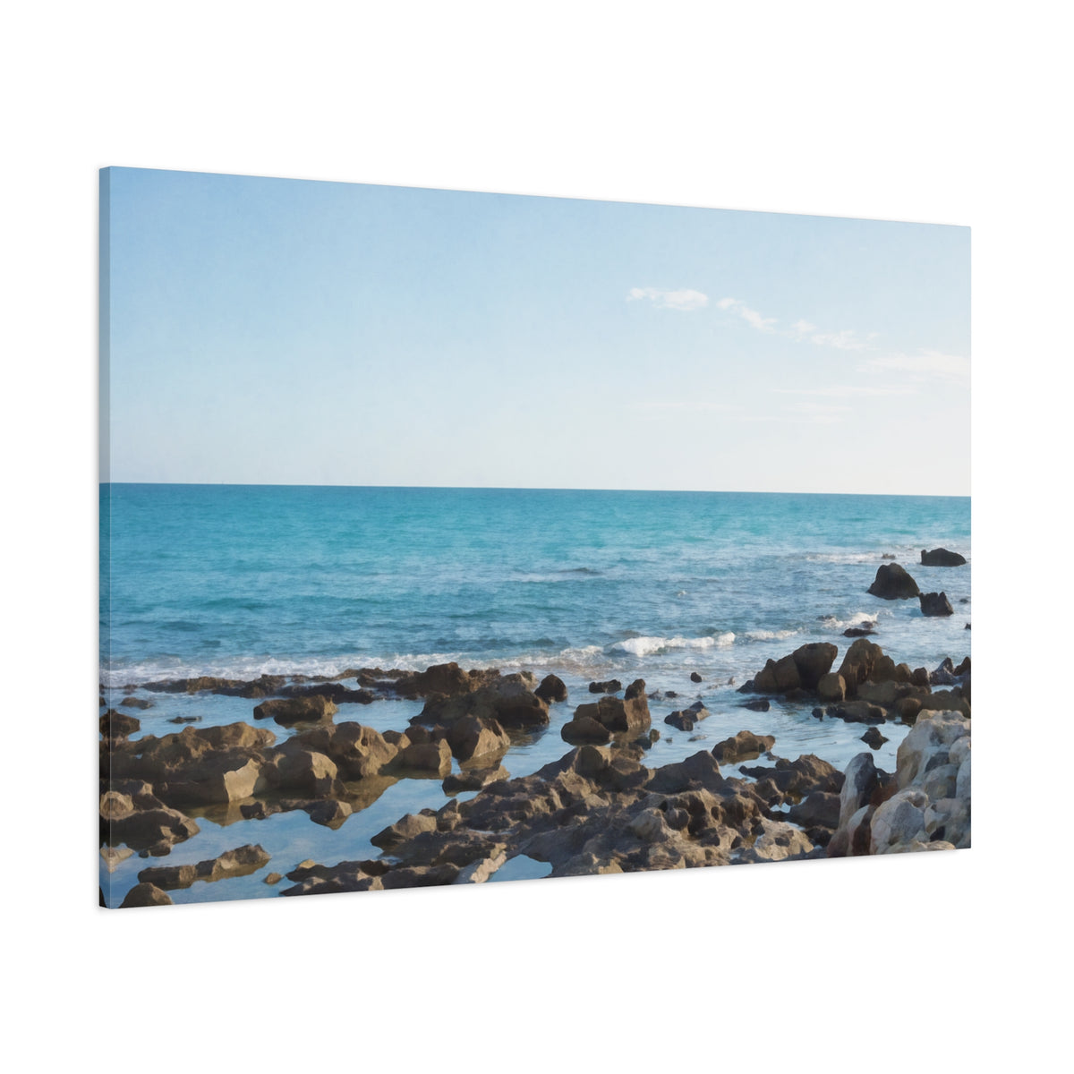 Stretched Matte Canvas - Sea (Variant 06)