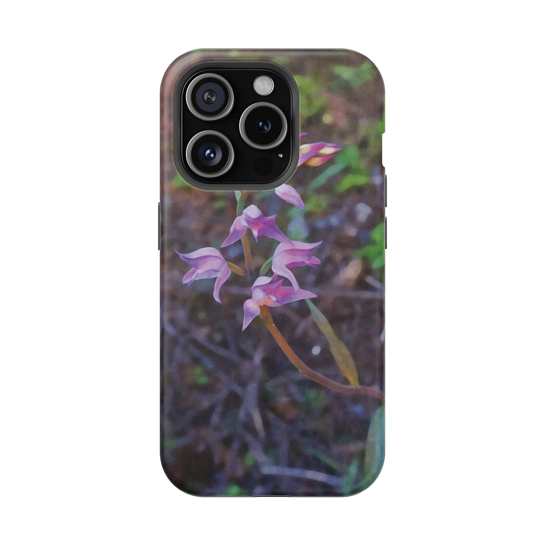 Magnetic Tough Phone Case - Flower of Cephalanthera Rubra