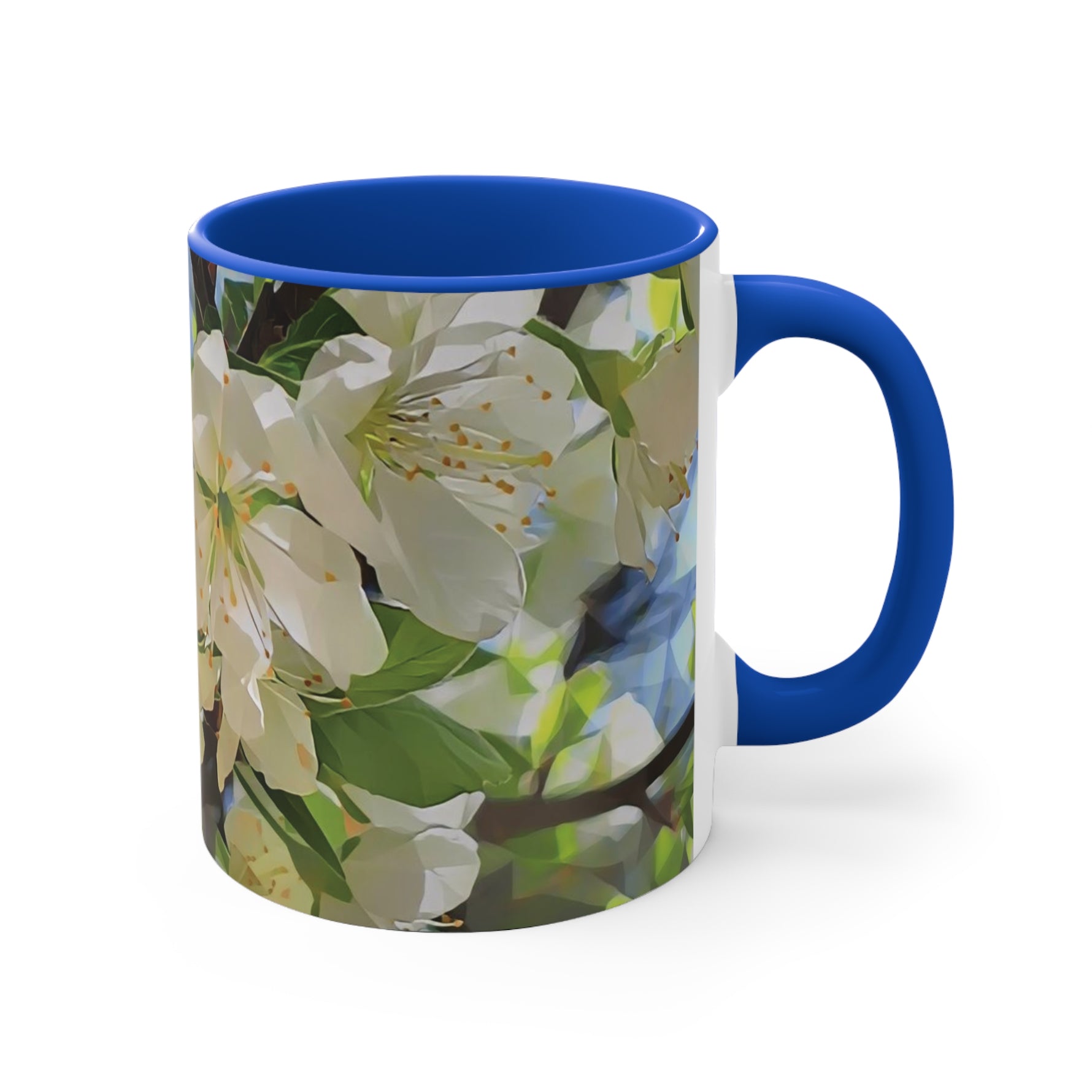 Mug 11oz - Poly Art - Apple's Tree Flower (Variant 1)