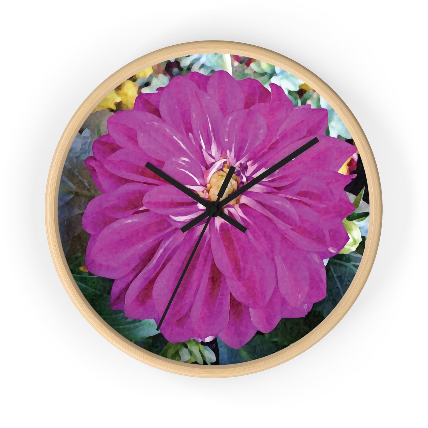 Wall Clock - Flower of Dahlia
