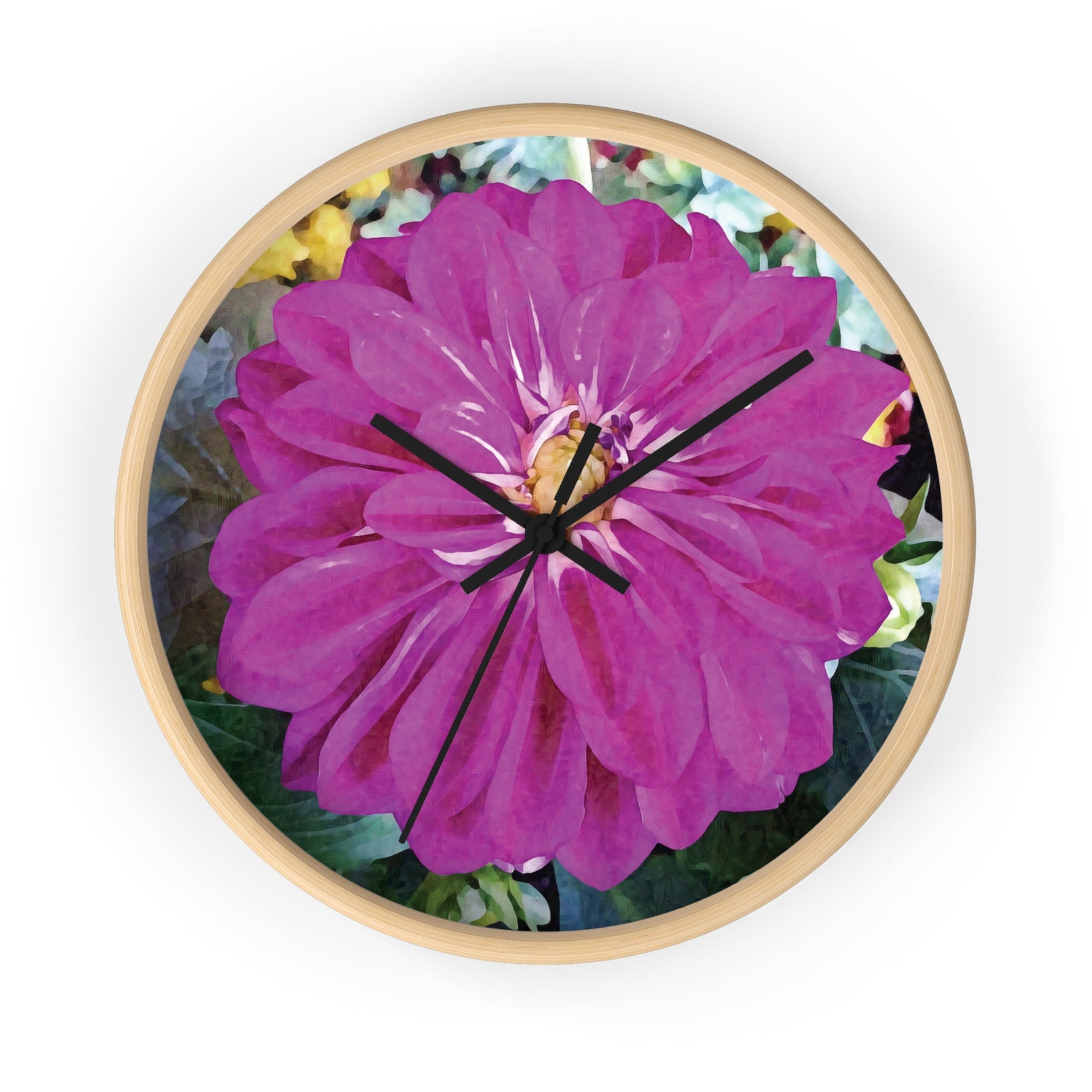 Wall Clock - Flower of Dahlia