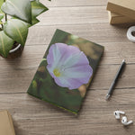Hardcover Notebook with Puffy Covers - Flower of Convolvulus Arvensis/Vilucchio