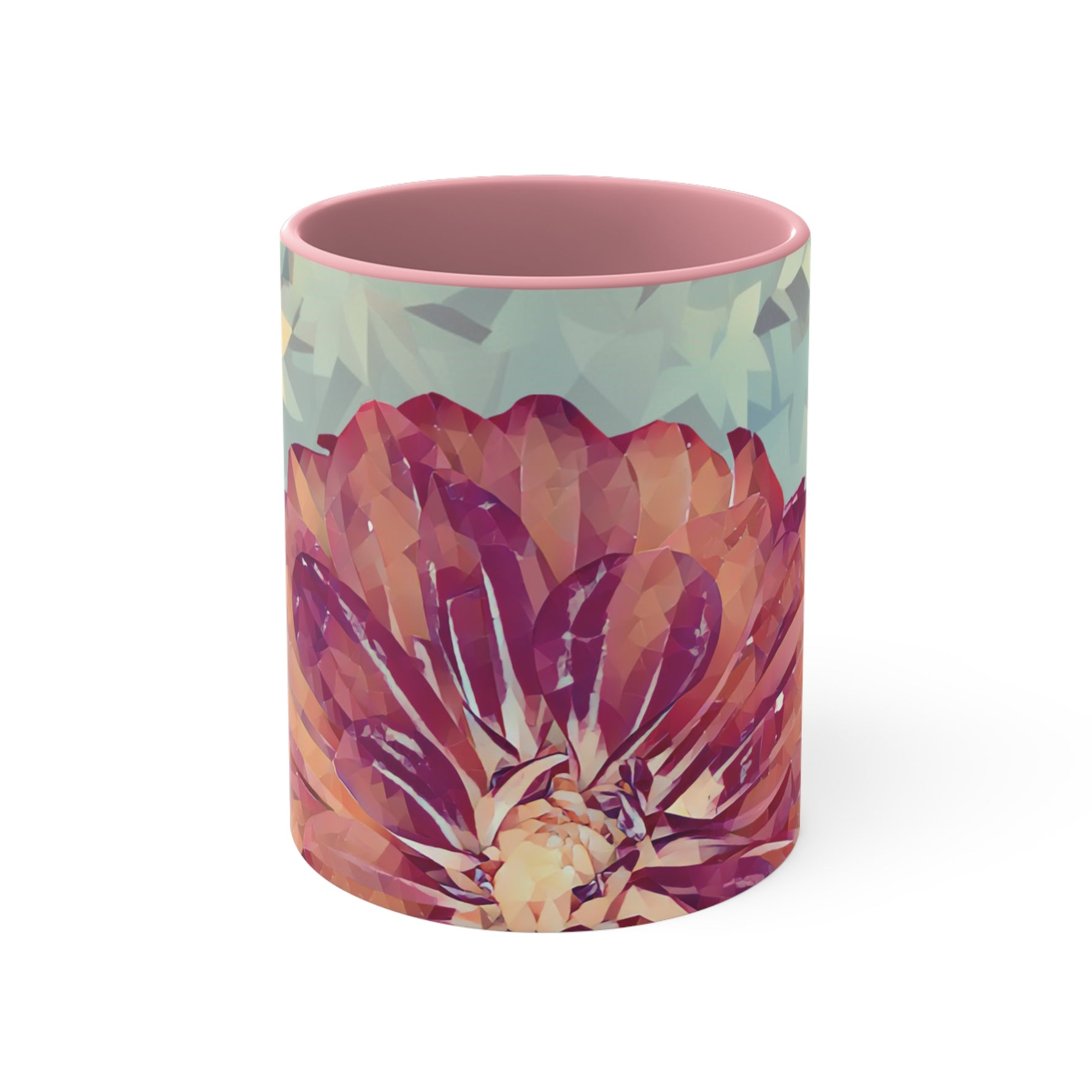 Mug 11oz - Poly Art - Flower of Dahlia (Variant 1)
