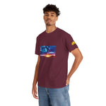 Unisex Heavy Cotton Tee - Poly Art - Sunset Sky (Variant 1)
