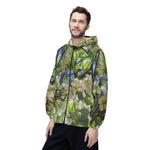 Windbreaker Jacket - Poly Art - Apple's Tree Flower (Variant 1)