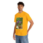 Unisex Heavy Cotton Tee - Flower of Rose, Small Bouquet