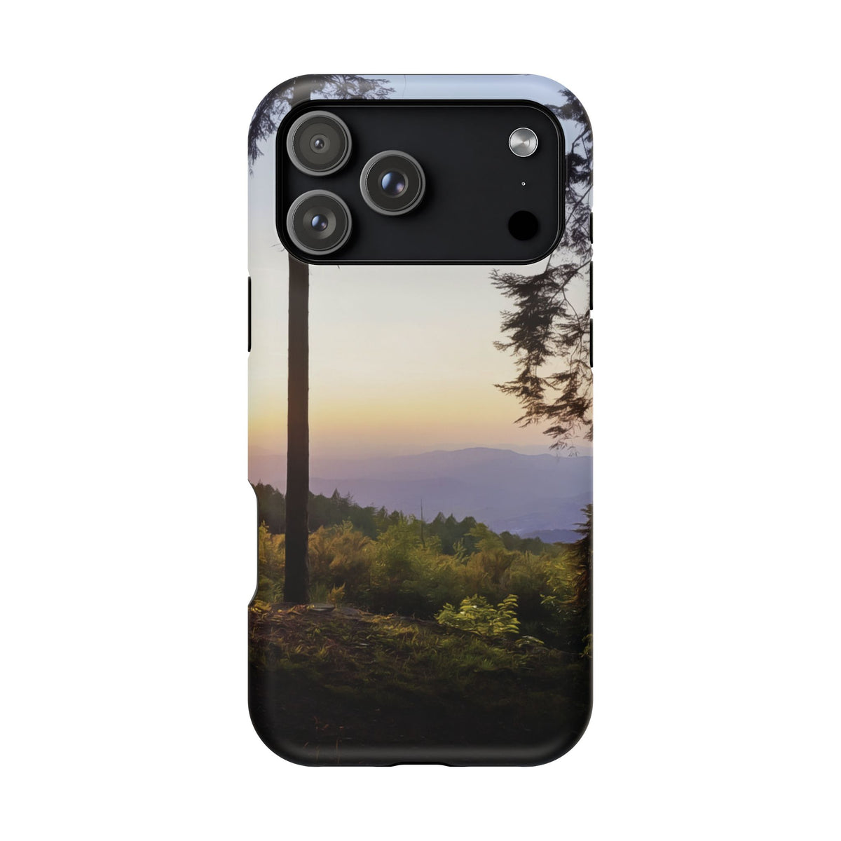 Magnetic Tough Phone Case - Forest Sunset