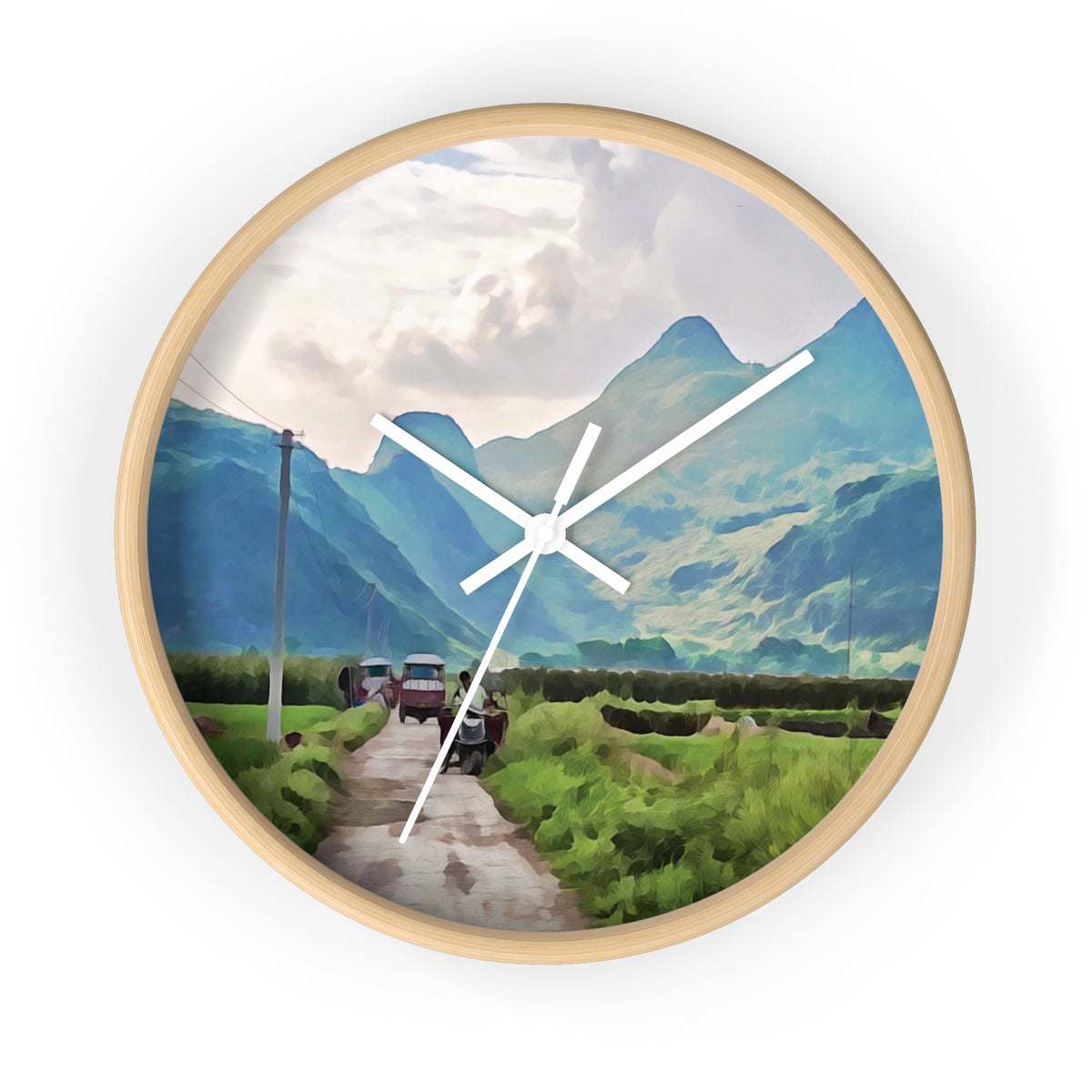 Wall Clock - China's Guilin Hills (Variant 1)