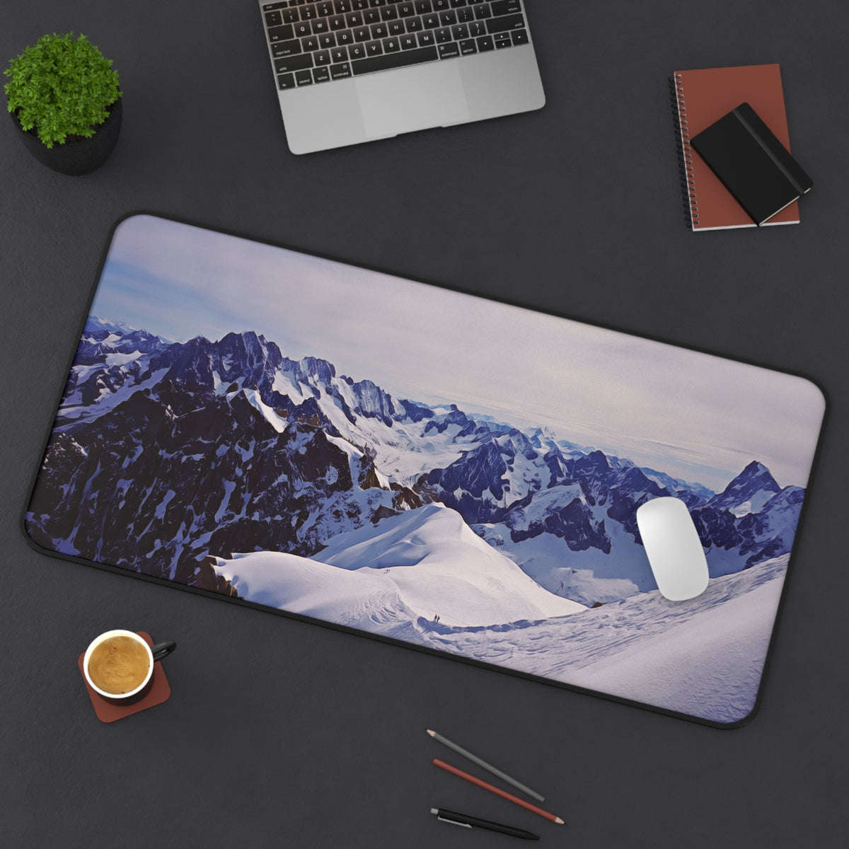 Desk Mat - View from Mont Blanc (Variant 3)