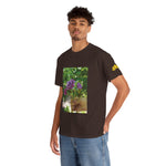 Unisex Heavy Cotton Tee - Flower of Rose, Small Bouquet
