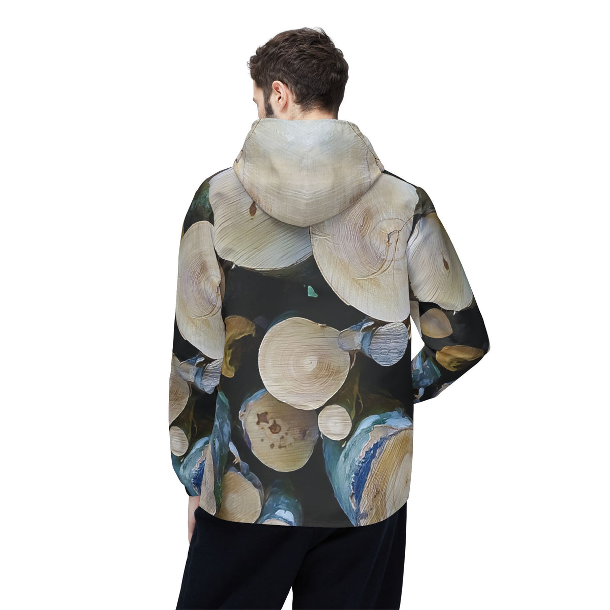 Windbreaker Jacket - Wooden Trunks (Variant 1)