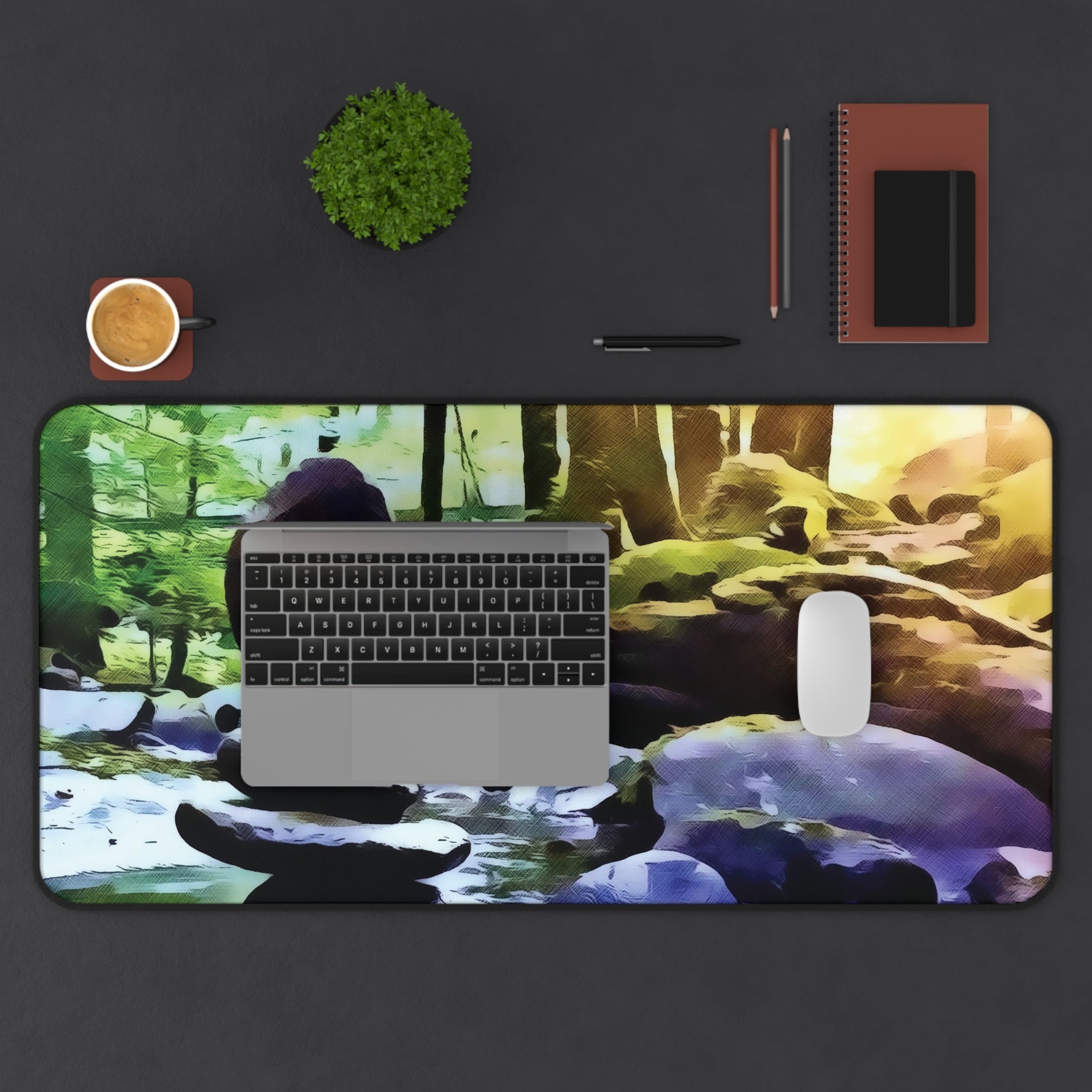 Desk Mat - Stone Balance (Variant 2)