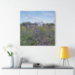 Stretched Matte Canvas - Flower of Lavender (Variant 1)