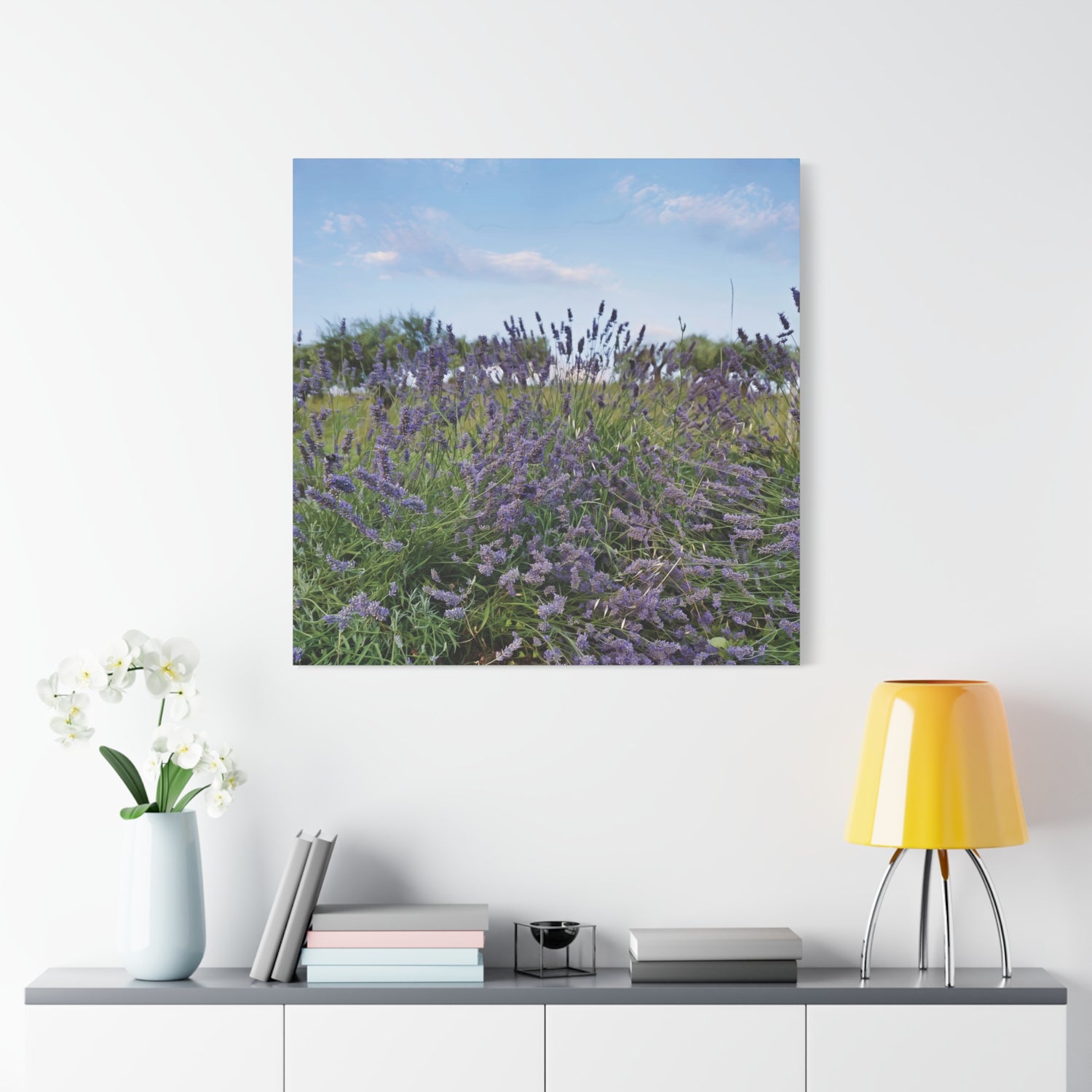 Stretched Matte Canvas - Flower of Lavender (Variant 1)