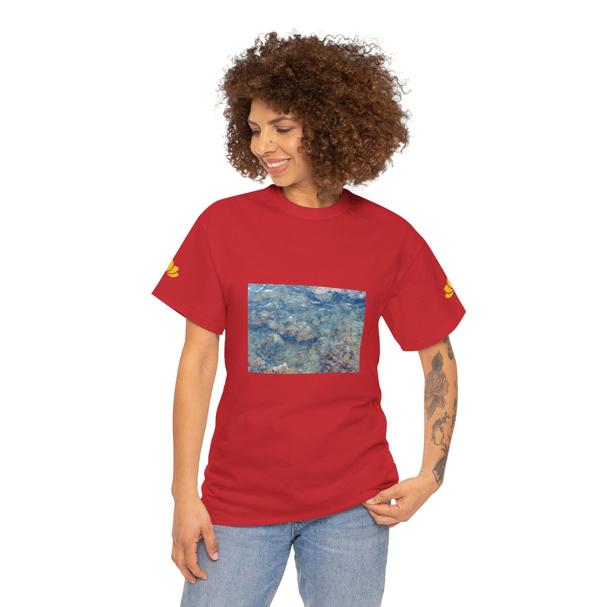 Unisex Heavy Cotton Tee - Sea (Variant 3)
