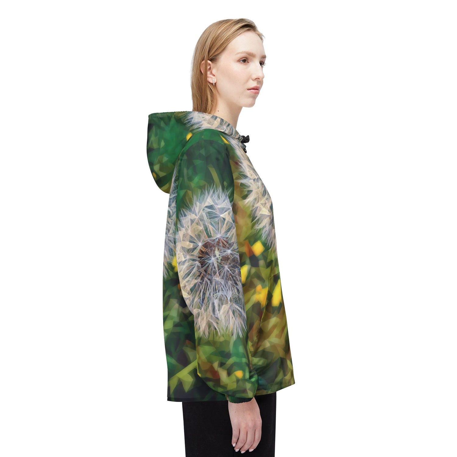 Windbreaker Jacket - Poly Art - Flower of Dandelion (Variant 2)