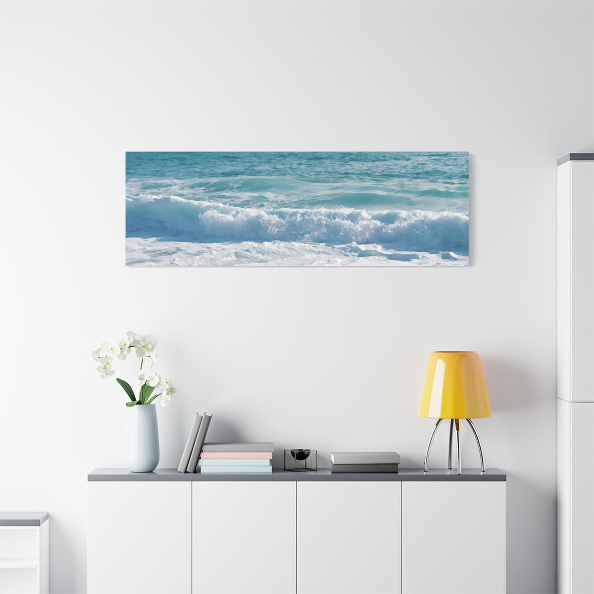 Stretched Matte Canvas - Sea (Variant 12)