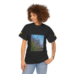 Unisex Heavy Cotton Tee - Flower of Lavender with Bombus