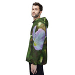 Windbreaker Jacket - Flower of Convolvulus Arvensis/Vilucchio