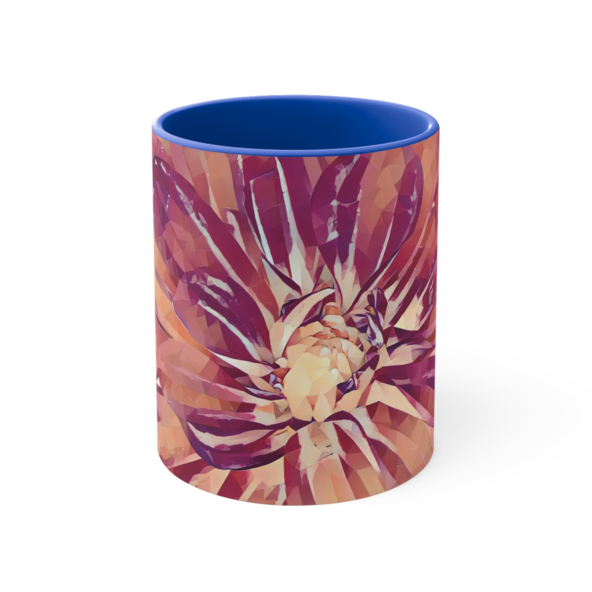 Mug 11oz - Poly Art - Flower of Dahlia (Variant 4)