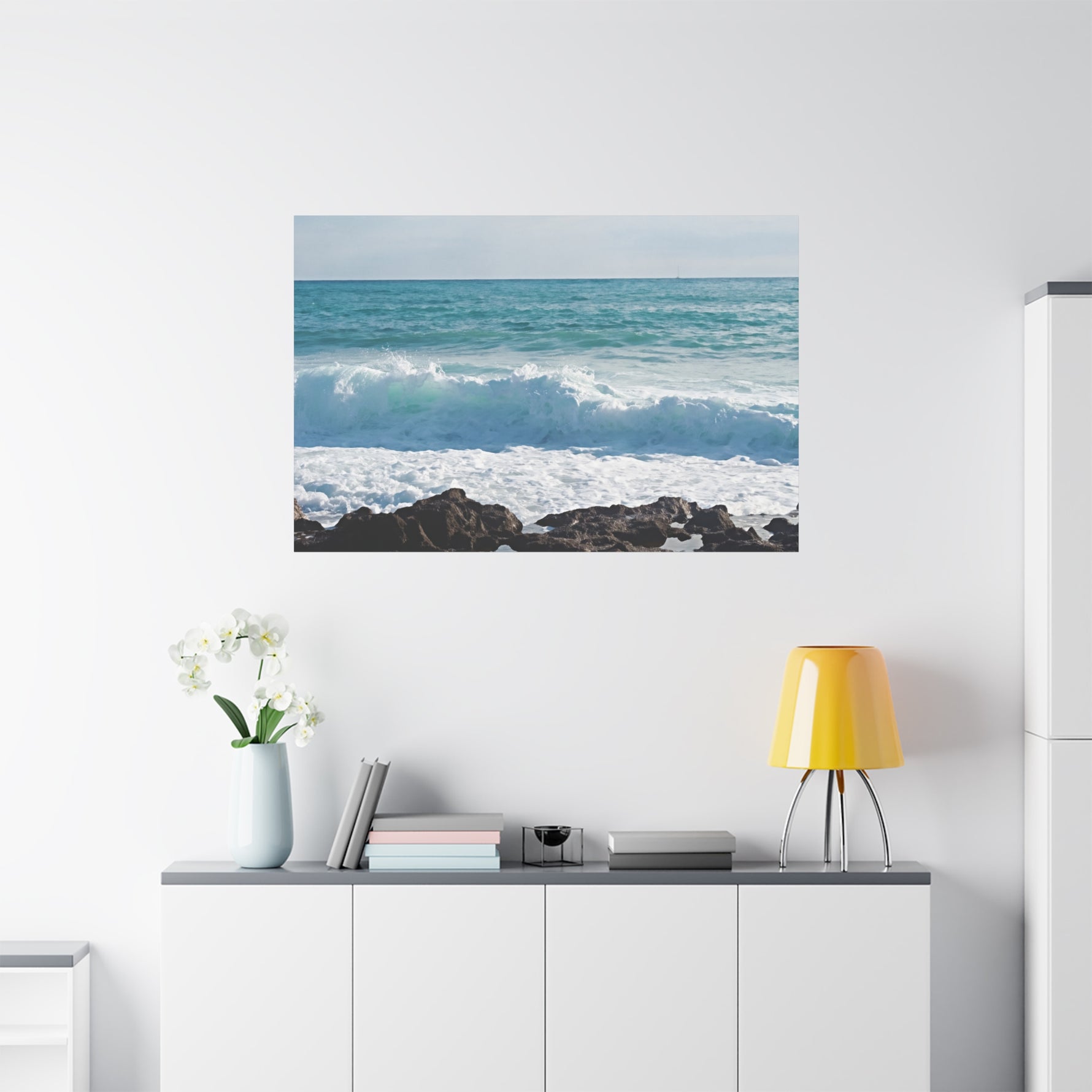 Stretched Matte Canvas - Sea (Variant 11)