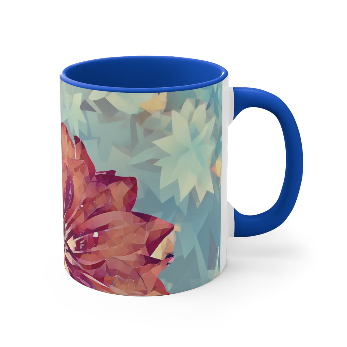 Mug 11oz - Poly Art - Flower of Dahlia (Variant 1)