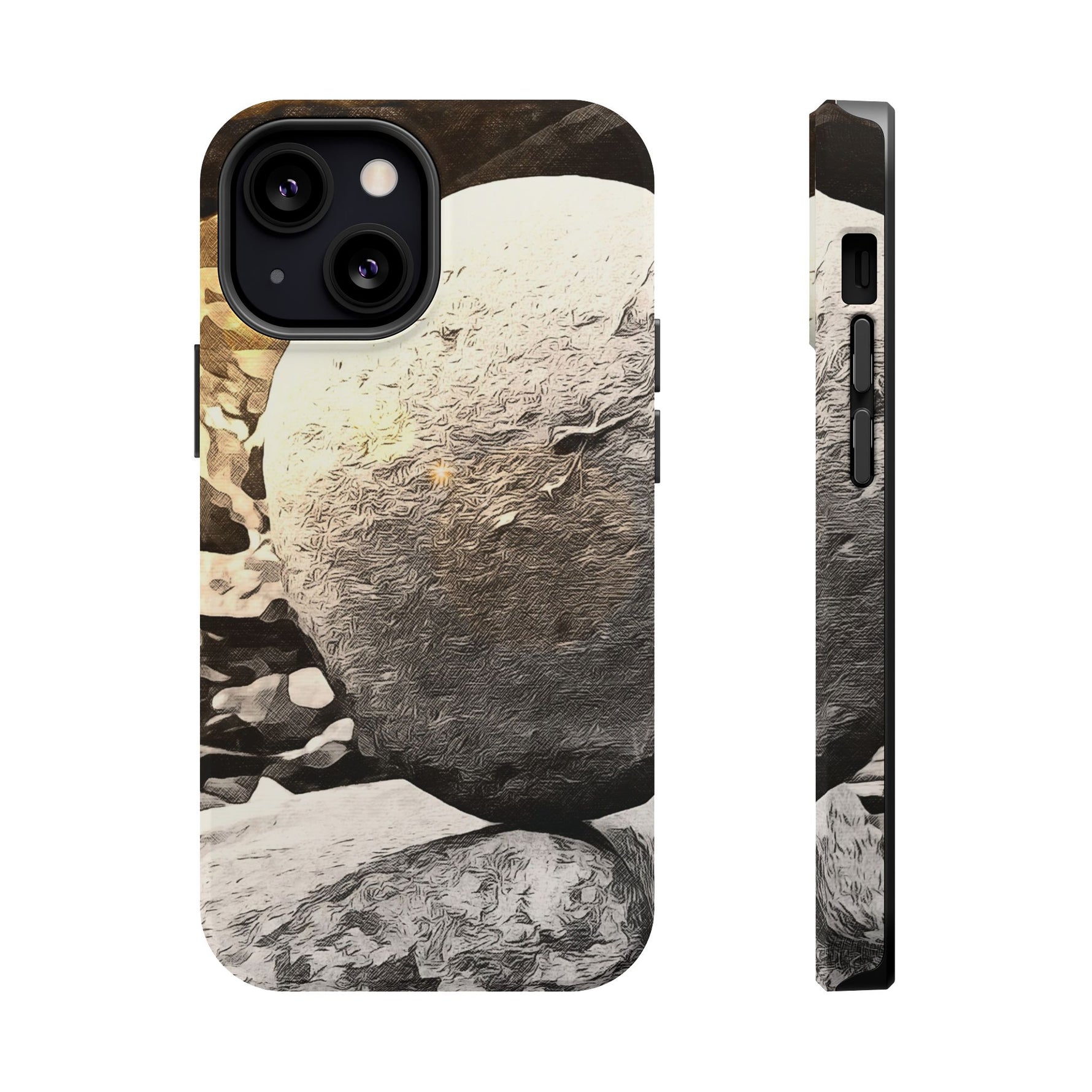 Magnetic Tough Phone Case - Stone Balance