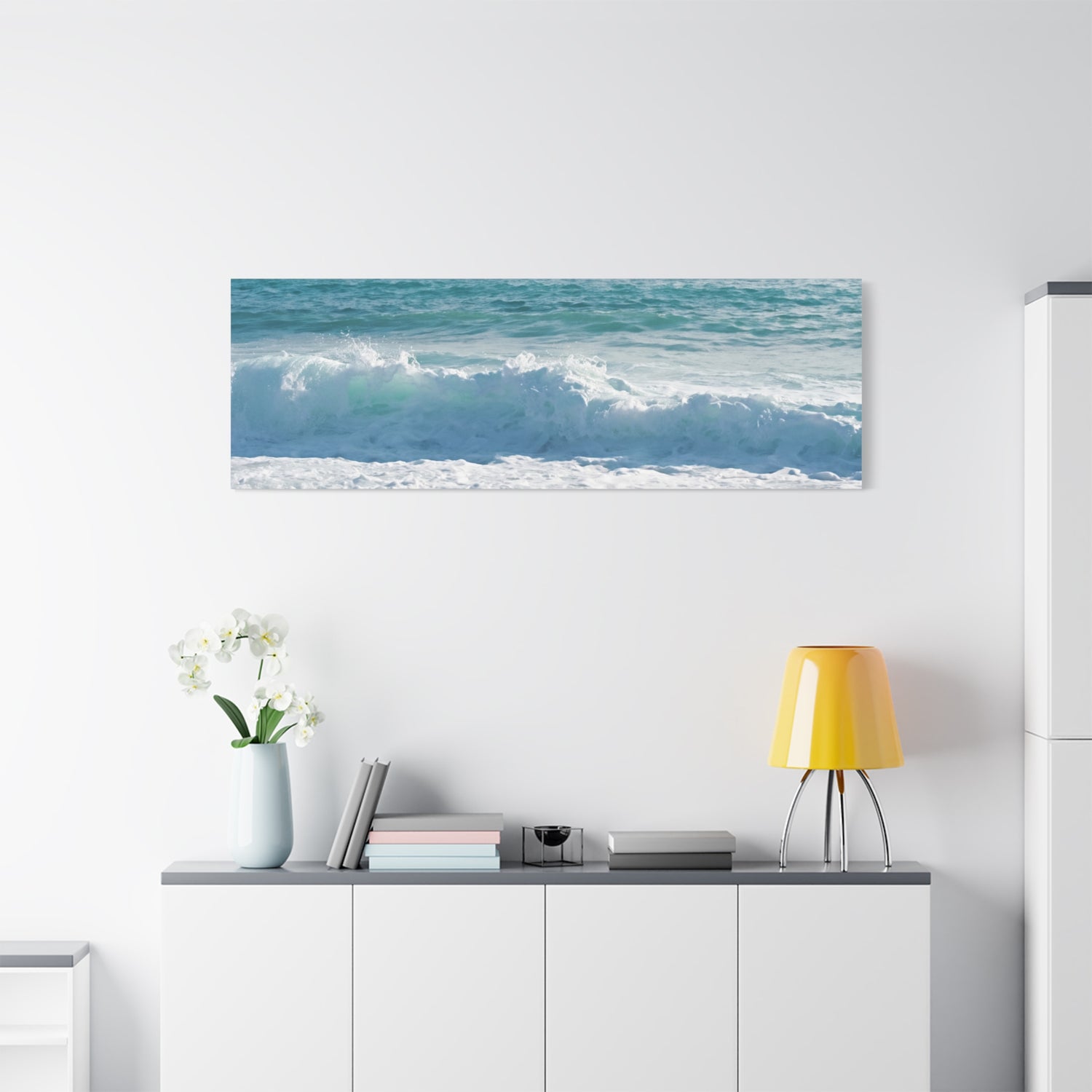Stretched Matte Canvas - Sea (Variant 13)