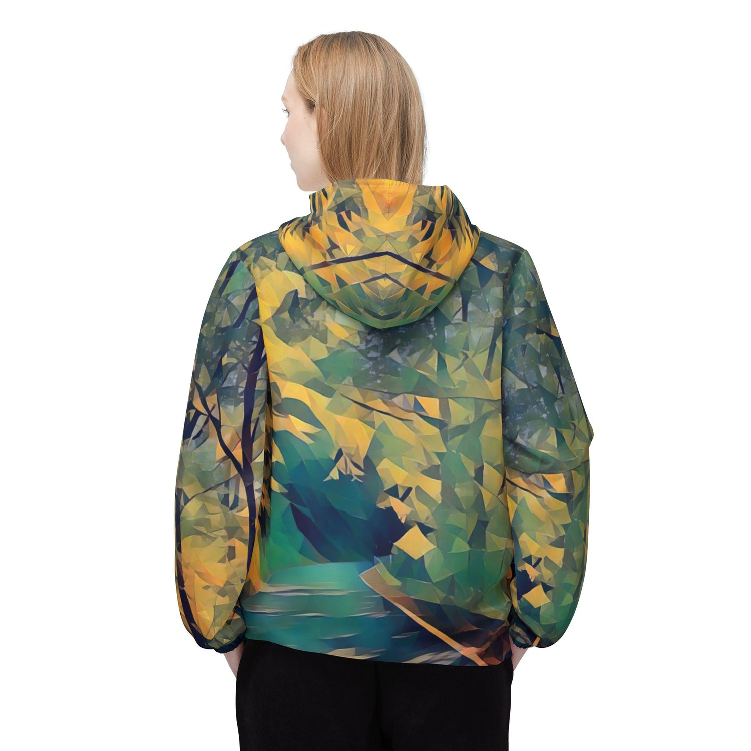 Windbreaker Jacket - Poly Art - Forest (Variant 1)