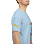 Unisex Heavy Cotton Tee - Poly Art - Apple's Tree Flower (Variant 3)