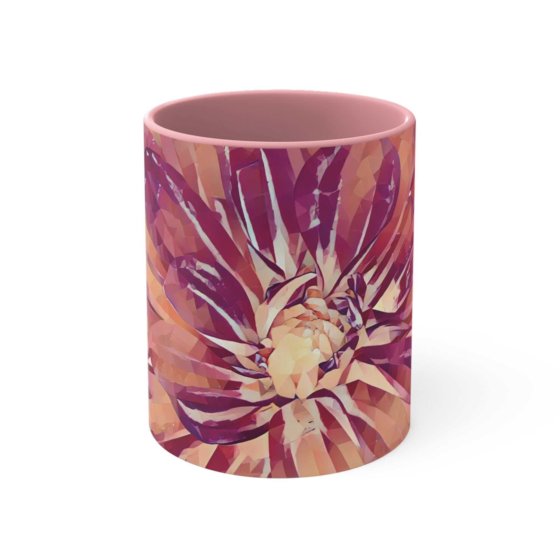 Mug 11oz - Poly Art - Flower of Dahlia (Variant 4)