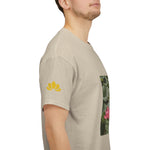 Unisex Heavy Cotton Tee - Poly Art - Flower of Lotus (Variant 3)
