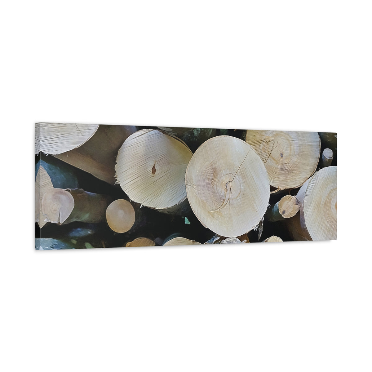 Stretched Matte Canvas - Wooden Trunks (Variant 1)