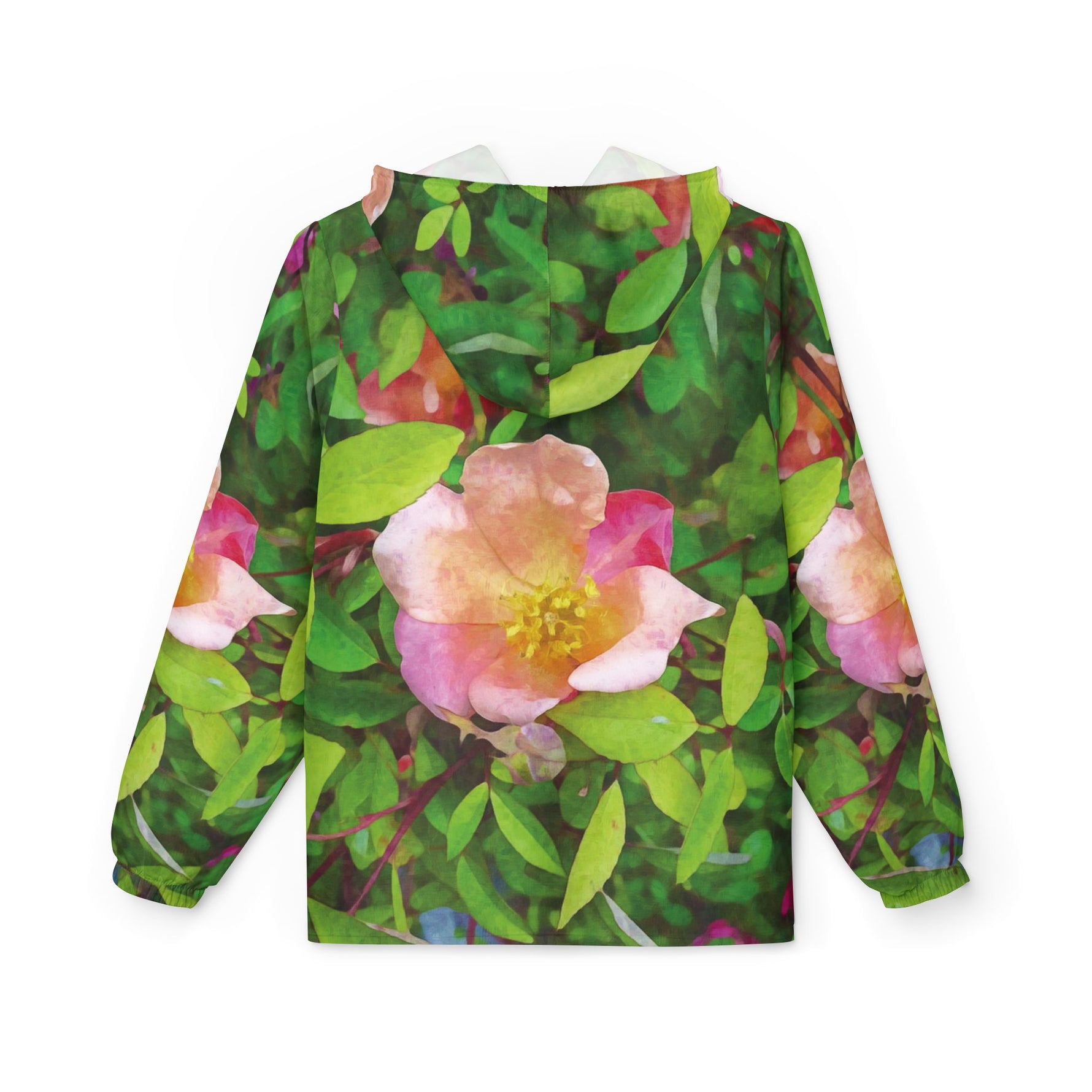 Windbreaker Jacket - Flower of Rose